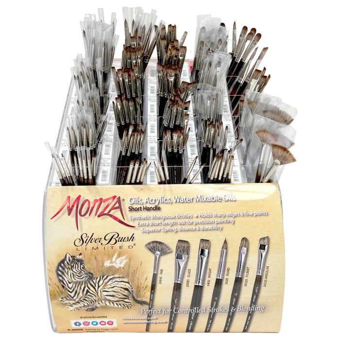 Silver Brush 2600S Monza Synthetic Mongoose Stand