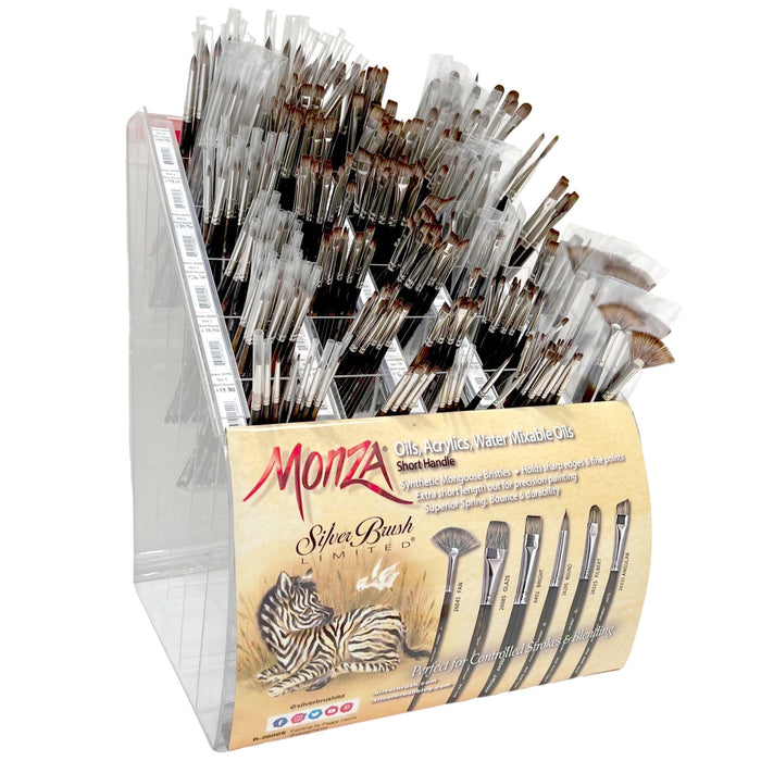 Silver Brush 2600S Monza Synthetic Mongoose Stand